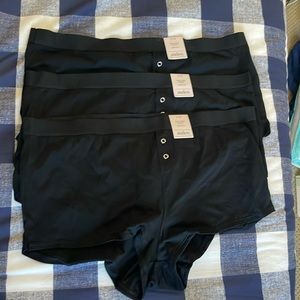 Lot of 3 NWT Auden cotton boyshort underwear